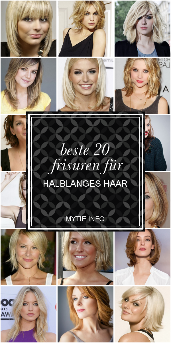 Beste 20 Frisuren Für Halblanges Haar
